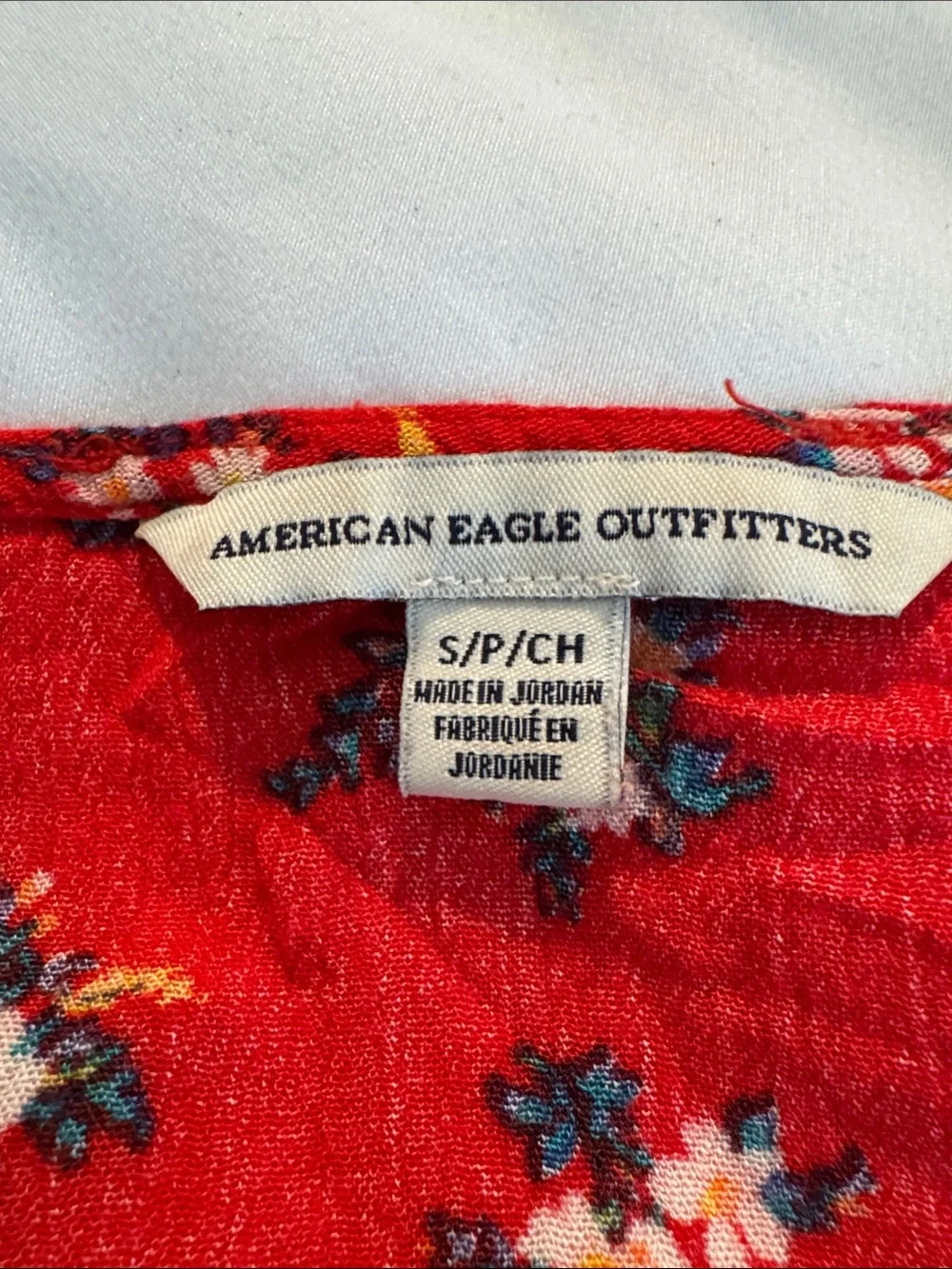 American Eagle Outfitters vibrant red
